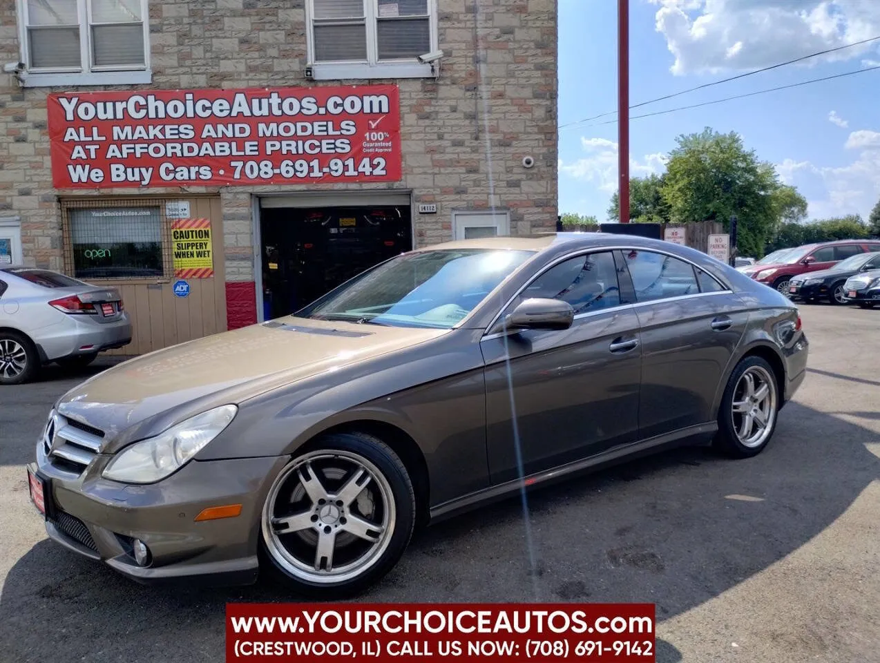 Beige 2009 Mercedes-Benz CLS-Class 5.5L for sale in Crestwood, IL
