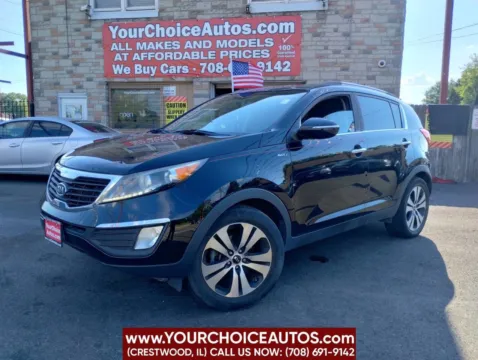 Black 2012 Kia Sportage EX for sale in Crestwood, IL