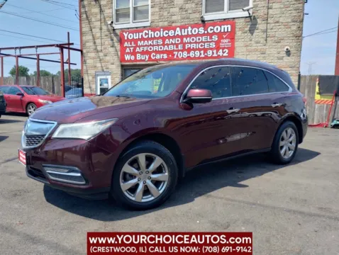 Red 2015 Acura MDX Advance/Entertainment Pkg for sale in Crestwood, IL