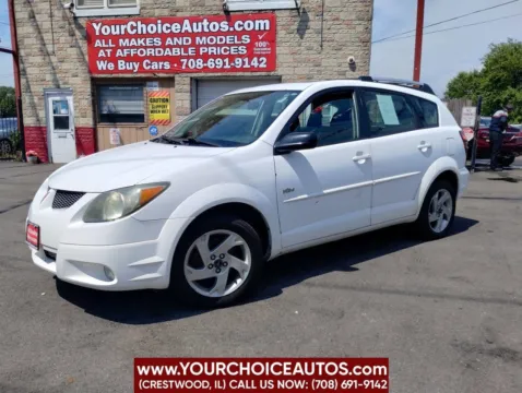 White 2004 Pontiac Vibe Base AWD 4dr Wagon for sale in Crestwood, IL