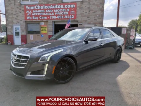 Gray 2014 Cadillac CTS Sedan Luxury RWD for sale in Crestwood, IL