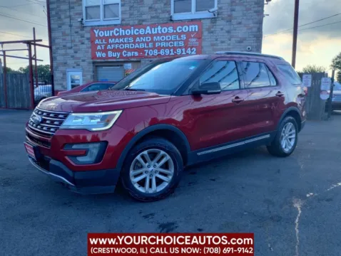 Red 2017 Ford Explorer XLT for sale in Crestwood, IL