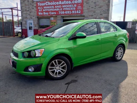 Green 2015 Chevrolet Sonic LT for sale in Crestwood, IL