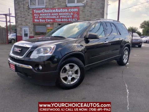 Black 2012 GMC Acadia SLE for sale in Crestwood, IL