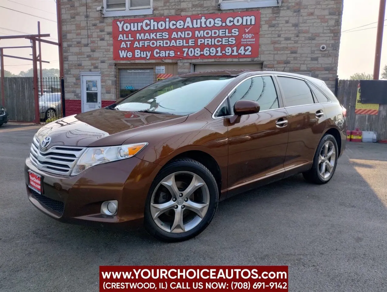 Brown 2010 Toyota Venza FWD V6 4dr Crossover for sale in Crestwood, IL