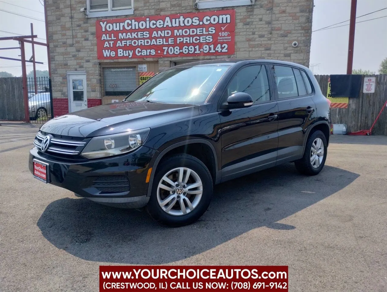 Black 2012 Volkswagen Tiguan S 4Motion AWD 4dr SUV for sale in Crestwood, IL