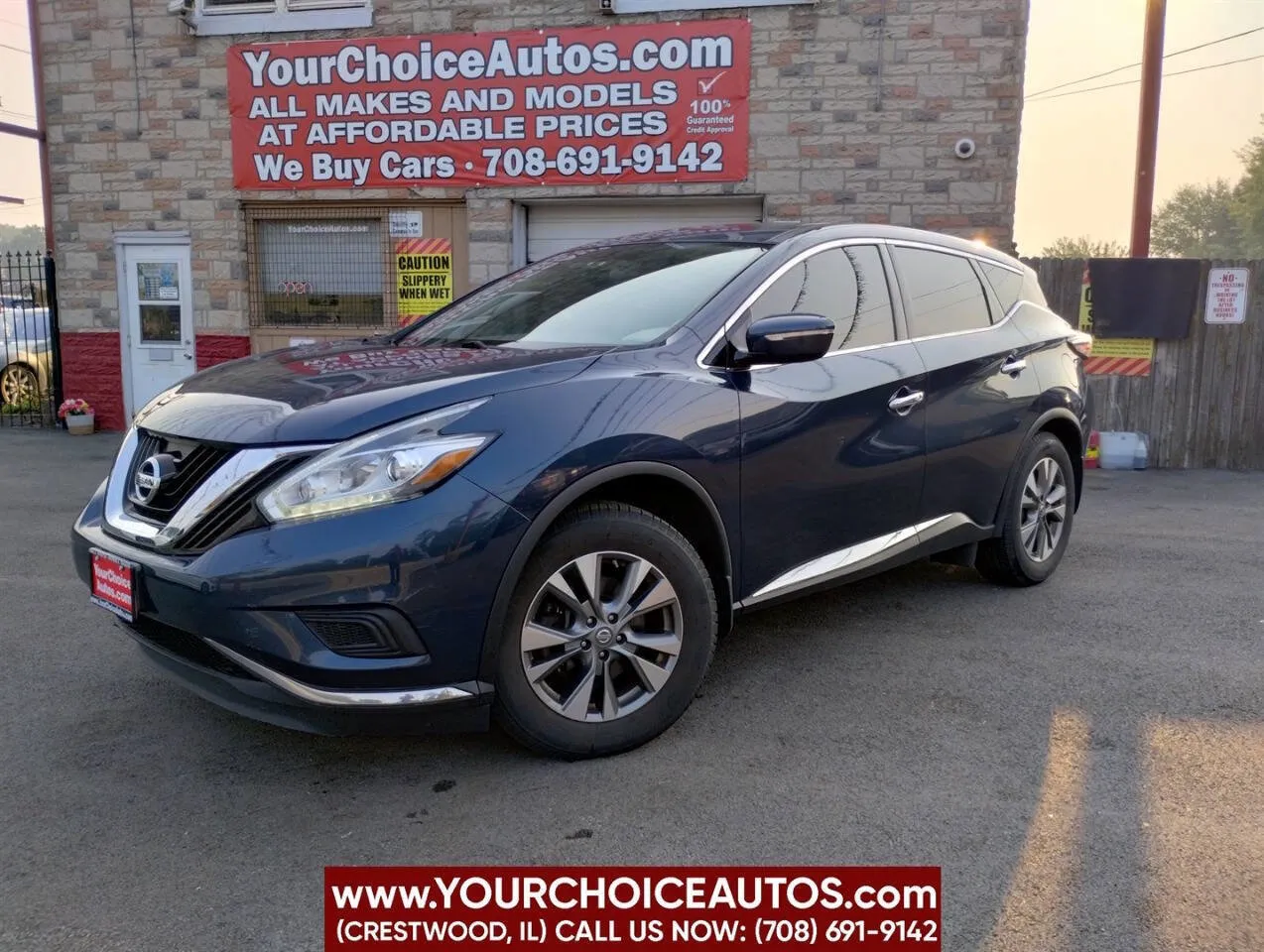 Blue 2015 Nissan Murano S for sale in Crestwood, IL