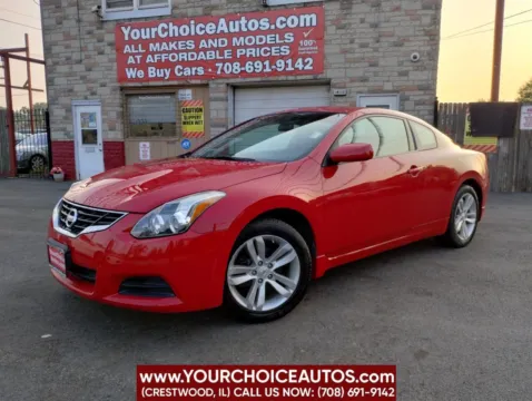 Red 2012 Nissan Altima 2.5 S for sale in Crestwood, IL