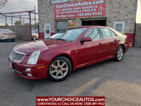 Red 2005 Cadillac STS Base 3.6 4dr Sedan for sale in Crestwood, IL