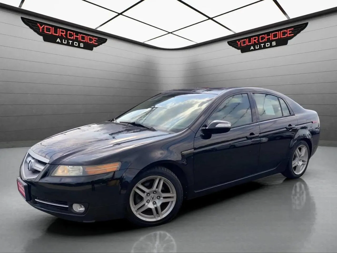 Black 2007 Acura TL w/Navi 4dr Sedan w/Navigation for sale in Crestwood, IL