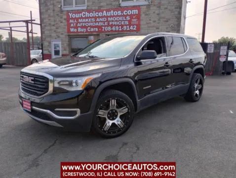 Black 2018 GMC Acadia SLE for sale in Crestwood, IL