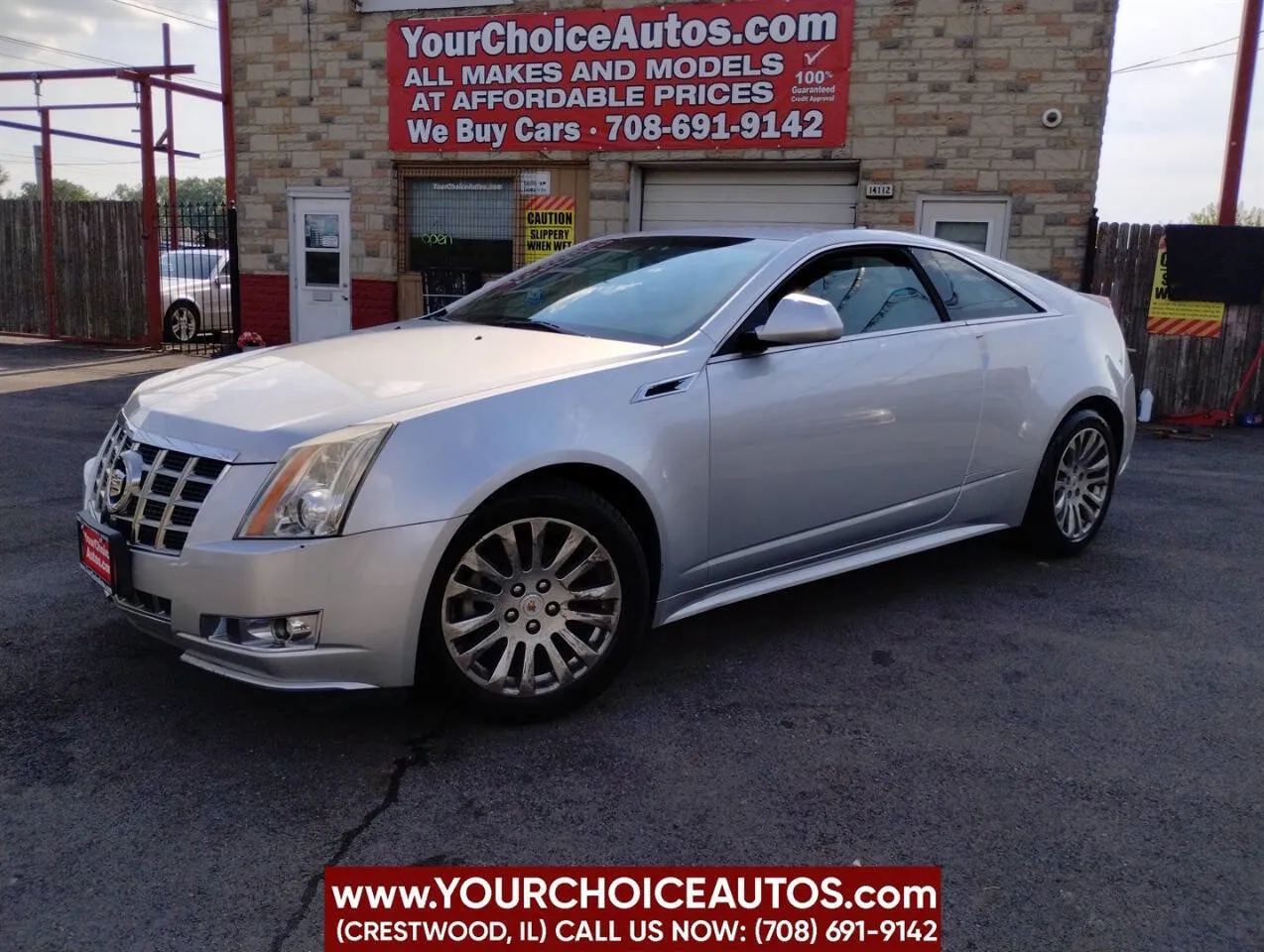 Silver 2014 Cadillac CTS Coupe Performance for sale in Crestwood, IL