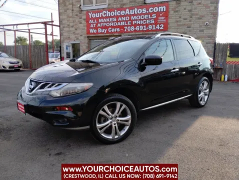 Black 2011 Nissan Murano LE for sale in Crestwood, IL