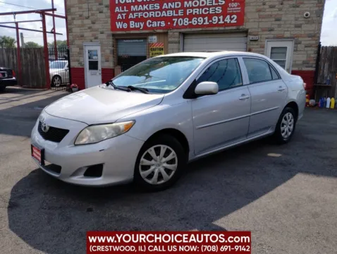 Silver 2009 Toyota Corolla Base 4dr Sedan 4A for sale in Crestwood, IL