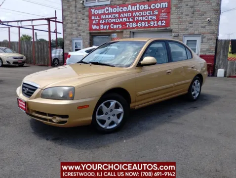 Gold 2004 Hyundai Elantra GLS 4dr Sedan for sale in Crestwood, IL
