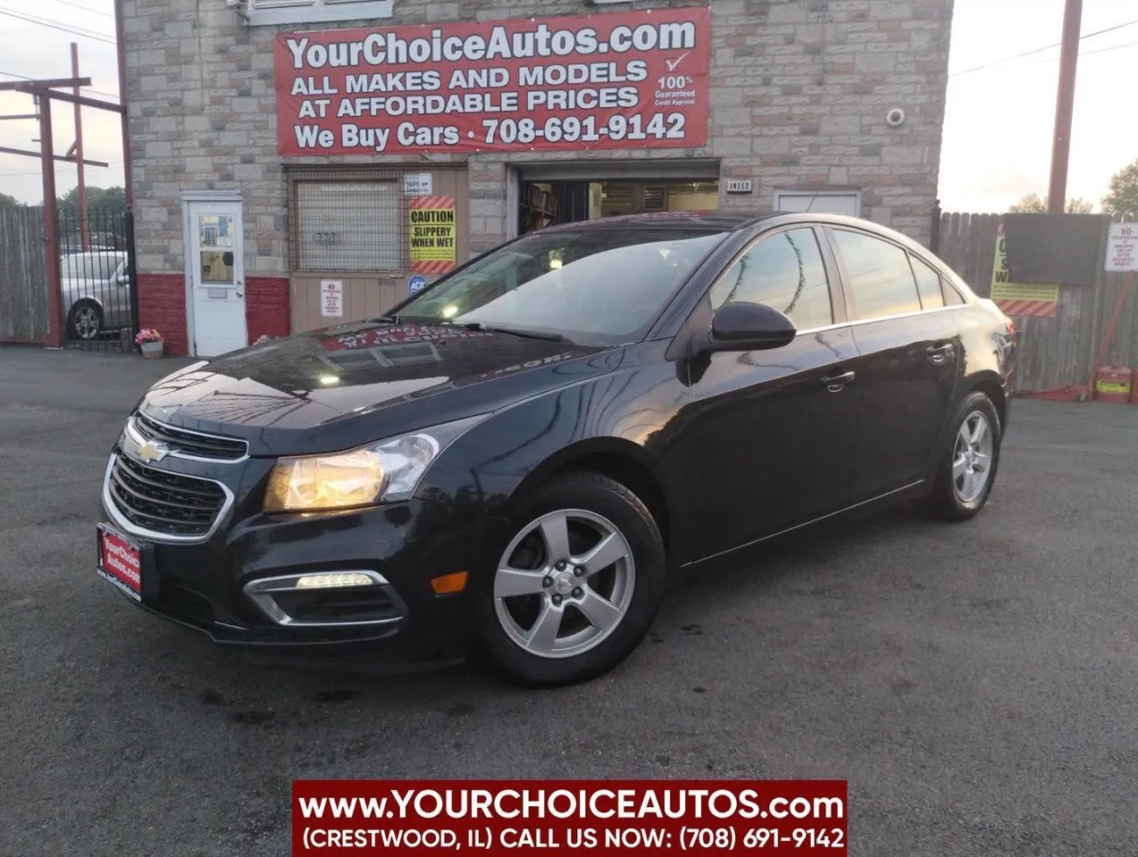 Black 2016 Chevrolet Cruze Limited LT for sale in Crestwood, IL