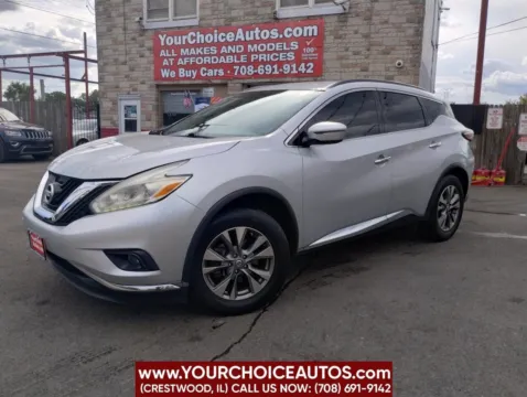 Silver 2016 Nissan Murano SV AWD 4dr SUV for sale in Crestwood, IL