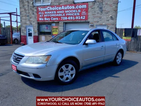 Silver 2009 Hyundai Sonata GLS for sale in Crestwood, IL