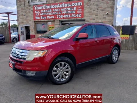 Red 2008 Ford Edge SEL for sale in Crestwood, IL
