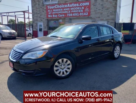 Black 2014 Chrysler 200 LX for sale in Crestwood, IL