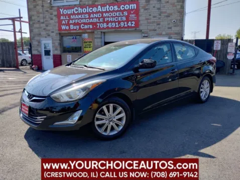 Black 2015 Hyundai Elantra SE for sale in Crestwood, IL