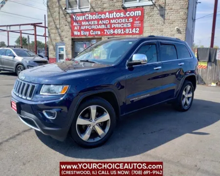 Blue 2014 Jeep Grand Cherokee Limited for sale in Crestwood, IL