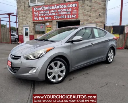 Gray 2013 Hyundai Elantra Limited for sale in Crestwood, IL