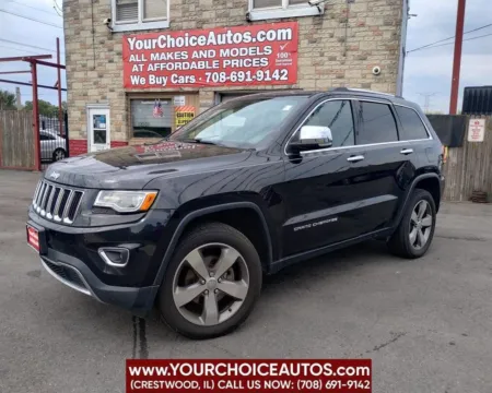 Black 2015 Jeep Grand Cherokee Limited for sale in Crestwood, IL