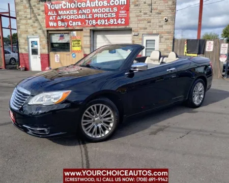 Black 2013 Chrysler 200 Limited for sale in Crestwood, IL
