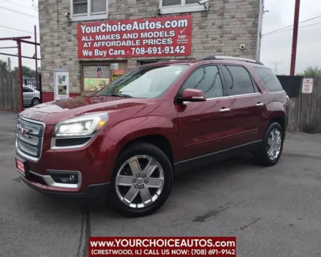 Red 2017 GMC Acadia Limited for sale in Crestwood, IL