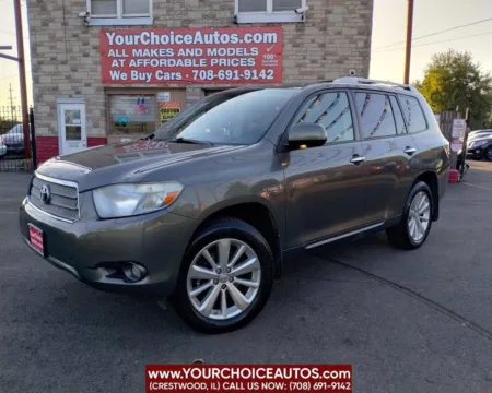 Gray 2010 Toyota Highlander Hybrid Limited w/3rd Row for sale in Crestwood, IL