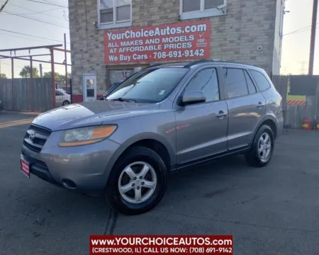 Silver 2008 Hyundai Santa Fe GLS for sale in Crestwood, IL