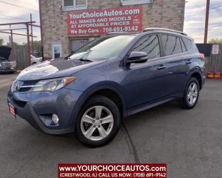 Blue 2013 Toyota RAV4 XLE for sale in Crestwood, IL