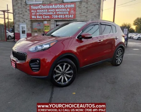 Red 2018 Kia Sportage EX for sale in Crestwood, IL