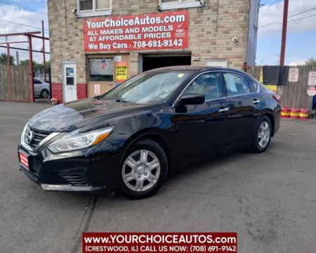Black 2016 Nissan Altima 2.5 S for sale in Crestwood, IL