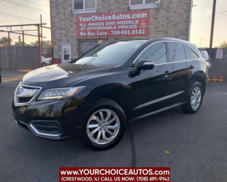 Black 2016 Acura RDX w/AcuraWatch AWD 4dr SUV Plus Package for sale in Crestwood, IL