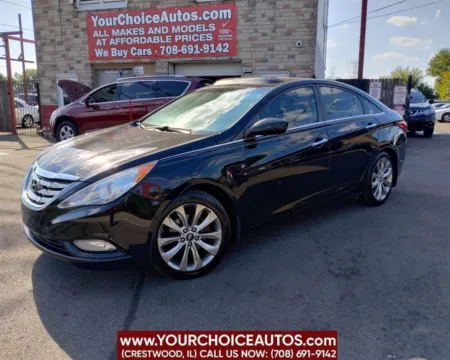 Black 2012 Hyundai Sonata 2.0T SE for sale in Crestwood, IL