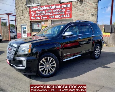 Black 2016 GMC Terrain Denali for sale in Crestwood, IL