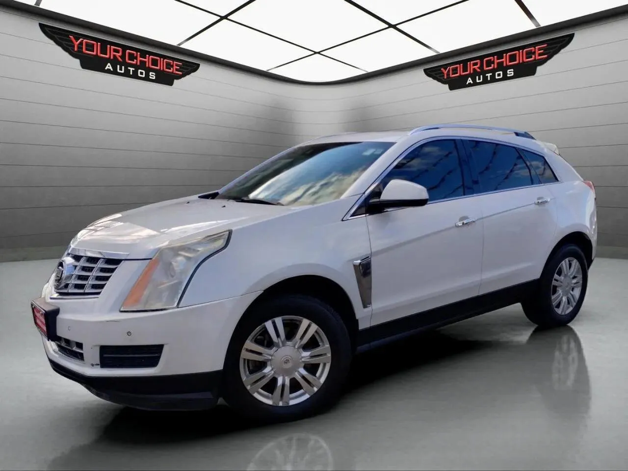 White 2014 Cadillac SRX Luxury Collection for sale in Crestwood, IL