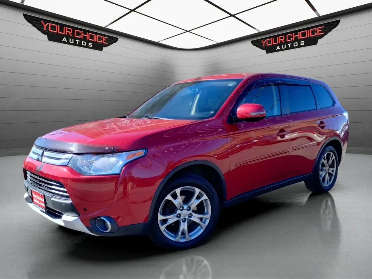 Red 2015 Mitsubishi Outlander SE for sale in Crestwood, IL