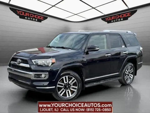 Black 2017 Toyota 4Runner Limited AWD 4dr SUV for sale in Joliet, IL
