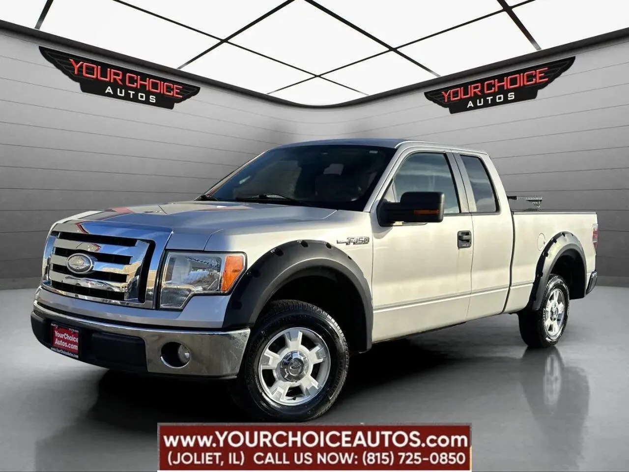 Gray 2009 Ford F-150 XLT 4x2 4dr SuperCab Styleside 5.5 ft. SB for sale in Joliet, IL