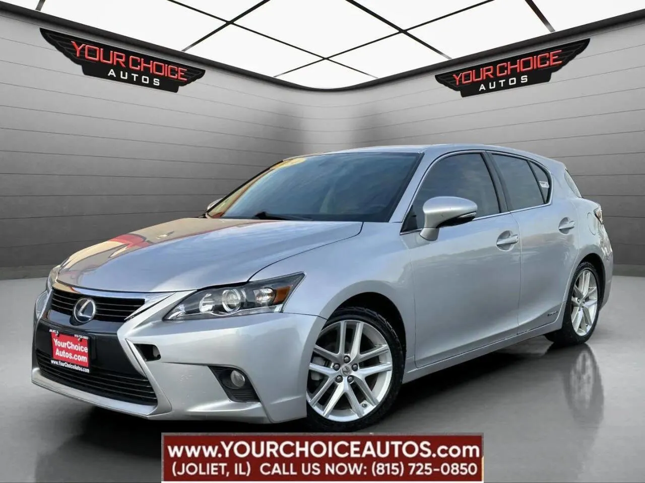Silver 2014 Lexus CT 200h Hybrid for sale in Joliet, IL
