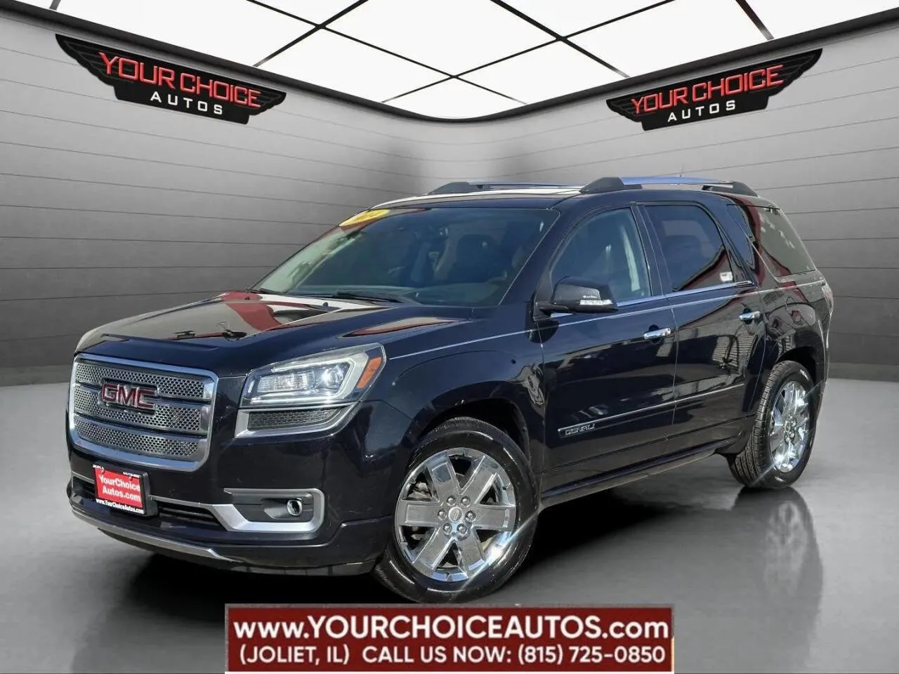 Black 2014 GMC Acadia Denali for sale in Joliet, IL
