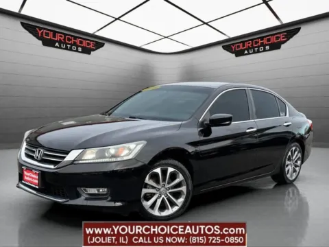 Black 2013 Honda Accord Sdn Sport for sale in Joliet, IL