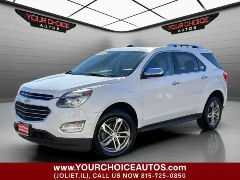 White 2016 Chevrolet Equinox LTZ for sale in Joliet, IL