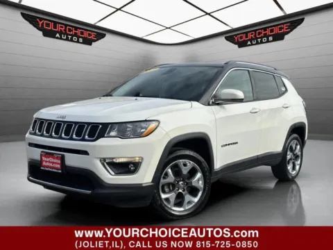 White 2019 Jeep Compass Limited for sale in Joliet, IL