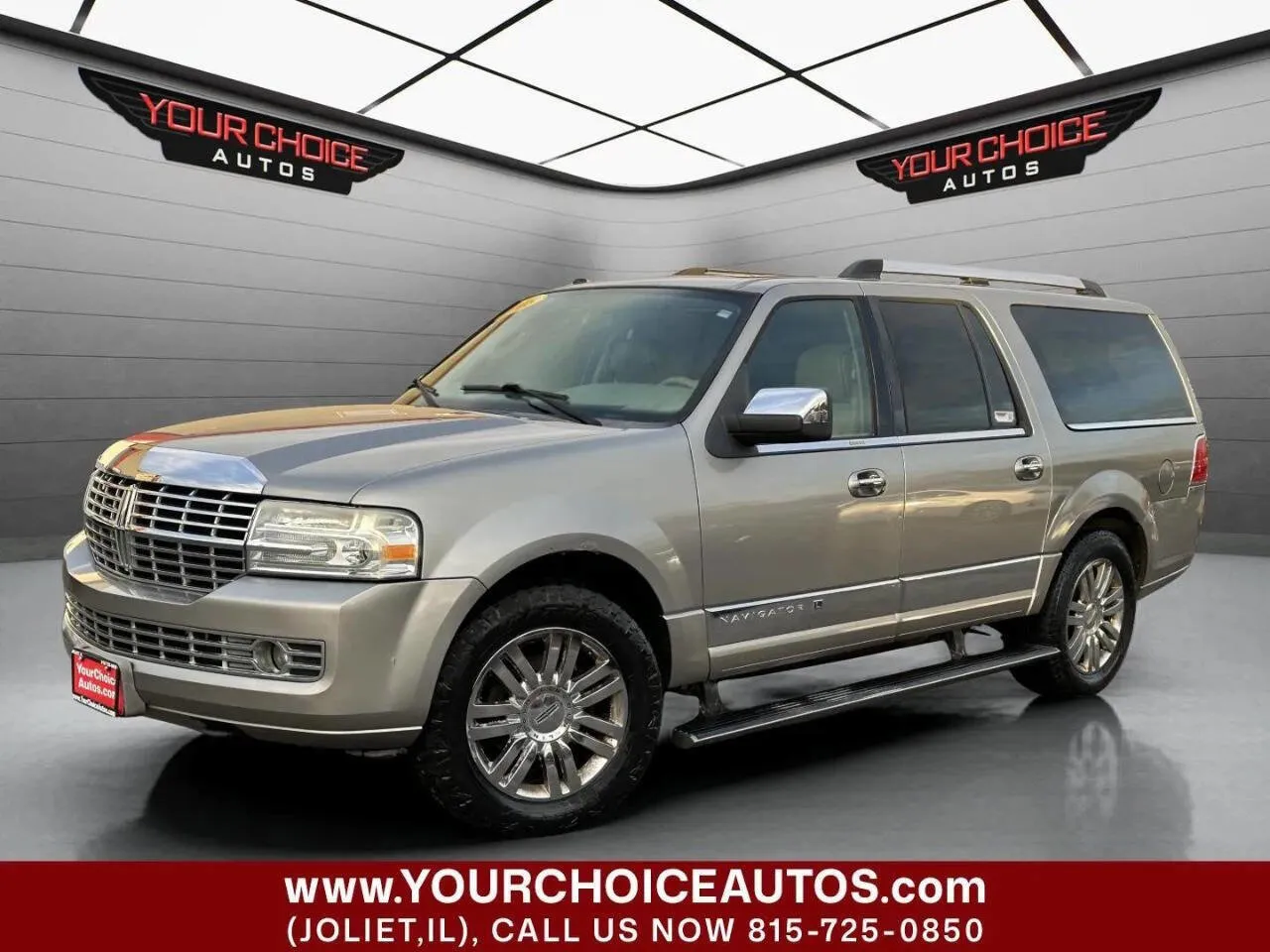 Gray 2008 Lincoln Navigator L Base 4dr SUV 4WD for sale in Joliet, IL