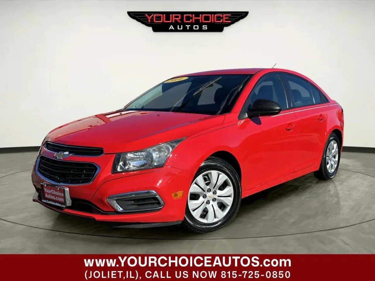 Red 2016 Chevrolet Cruze Limited LS for sale in Joliet, IL