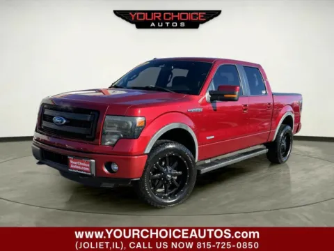 Red 2014 Ford F-150 FX4 4x4 4dr SuperCrew Styleside 5.5 ft. SB for sale in Joliet, IL